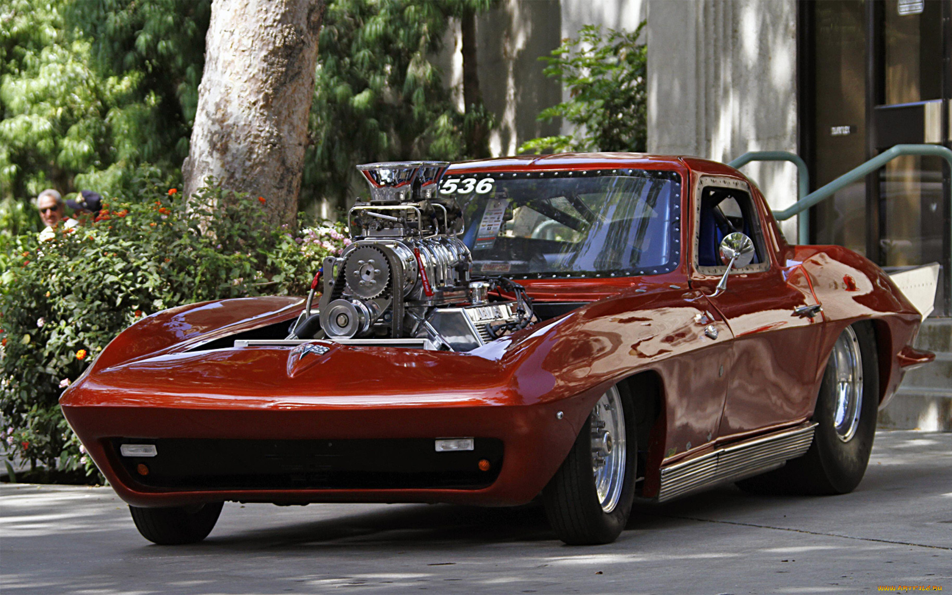 , hotrod, dragster, blower, vette